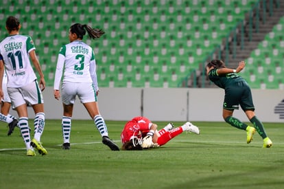 Maricruz Gonzalez, Alexxandra Ramírez | Santos vs Leon J8 C2020 Liga MX femenil