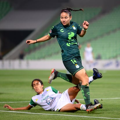 Montserrat Martinez, Katia Estrada | Santos vs Leon J8 C2020 Liga MX femenil