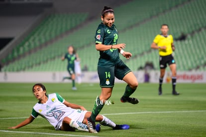 Montserrat Martinez, Katia Estrada | Santos vs Leon J8 C2020 Liga MX femenil