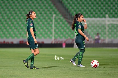 Cinthya Peraza, Nancy Quiñones | Santos vs Leon J8 C2020 Liga MX femenil