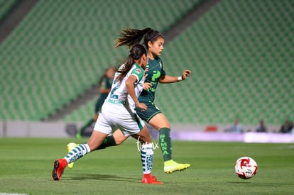 Claudia Anguiano, Alexxandra Ramírez | Santos vs Leon J8 C2020 Liga MX femenil