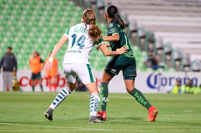 Daniela Calderón, Isela Osorio | Santos vs Leon J8 C2020 Liga MX femenil