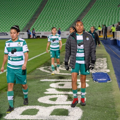 Estela Gómez, Esmeralda Zamarron | Santos vs Necaxa jornada 2 clausura 2019 Liga MX femenil