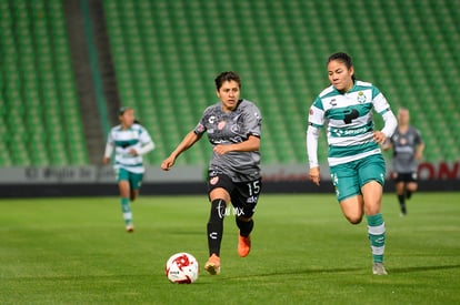 Dulce Alvarado, Katia Estrada | Santos vs Necaxa jornada 2 clausura 2019 Liga MX femenil