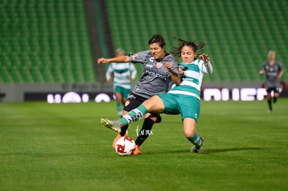 Dulce Alvarado, Katia Estrada | Santos vs Necaxa jornada 2 clausura 2019 Liga MX femenil