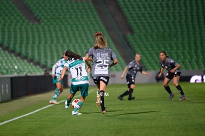 Brenda Pedroza, Nancy Quiñones | Santos vs Necaxa jornada 2 clausura 2019 Liga MX femenil