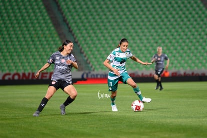 Saira López, Nancy Quiñones | Santos vs Necaxa jornada 2 clausura 2019 Liga MX femenil