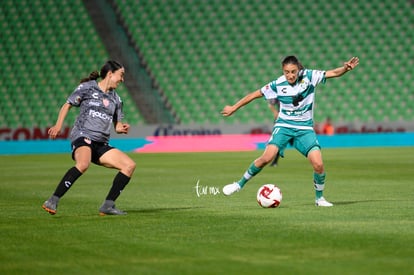 Saira López, Nancy Quiñones | Santos vs Necaxa jornada 2 clausura 2019 Liga MX femenil