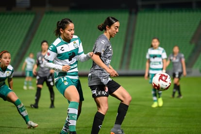 Saira López, Katia Estrada | Santos vs Necaxa jornada 2 clausura 2019 Liga MX femenil