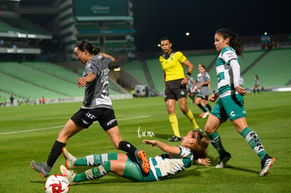 Saira López, Katia Estrada, Linda Valdéz | Santos vs Necaxa jornada 2 clausura 2019 Liga MX femenil