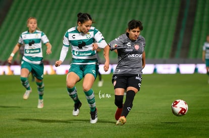 Dulce Alvarado, Katia Estrada | Santos vs Necaxa jornada 2 clausura 2019 Liga MX femenil