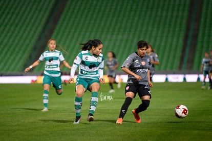 Dulce Alvarado, Katia Estrada | Santos vs Necaxa jornada 2 clausura 2019 Liga MX femenil