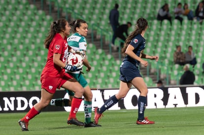 Miriam Aguirre, Isela Ojeda | Santos vs Pumas J4 C2020 Liga MX