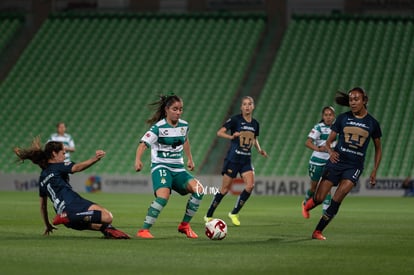 Mariela Jiménez, Deneva Cagigas, Daniela Delgado | Santos vs Pumas J4 C2020 Liga MX