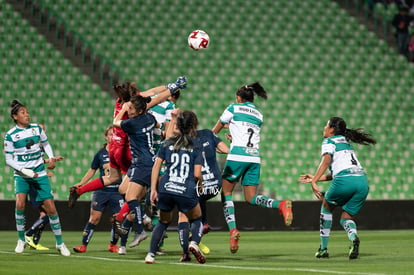 Miriam Aguirre, Isela Osorio | Santos vs Pumas J4 C2020 Liga MX