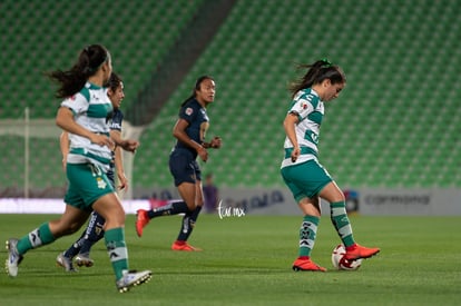 Diana Gómez, Olga Trasviña | Santos vs Pumas J4 C2020 Liga MX