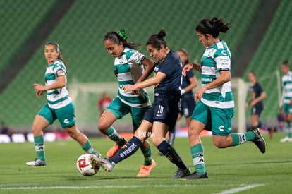 Daniela García, Olga Trasviña | Santos vs Pumas J4 C2020 Liga MX