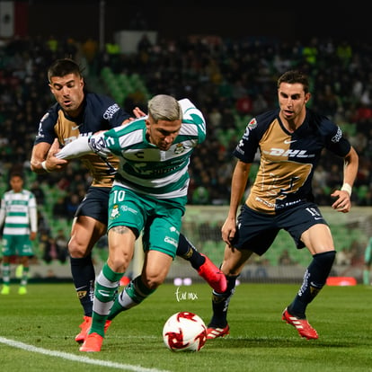 Diego Valdés, Manuel Mayorga | Santos vs Pumas J4 C2020 Liga MX