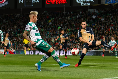 Brian Lozano, Manuel Mayorga | Santos vs Pumas J4 C2020 Liga MX