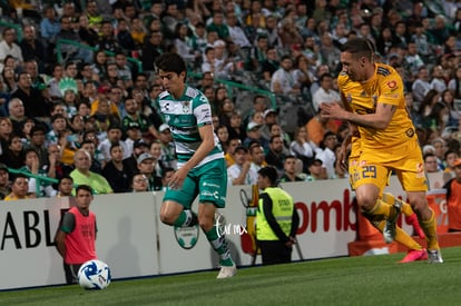 Carlos Orrantia, Luis Quiñones | Santos vs Tigres J6 C2020 Liga MX