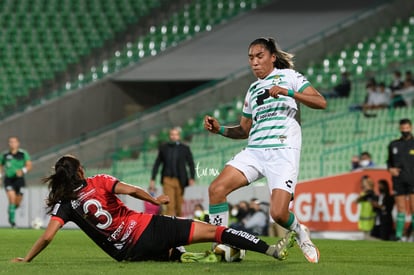 María Pérez, Estela Gómez | Santos CFIA2021F Atlas CFIA2021F