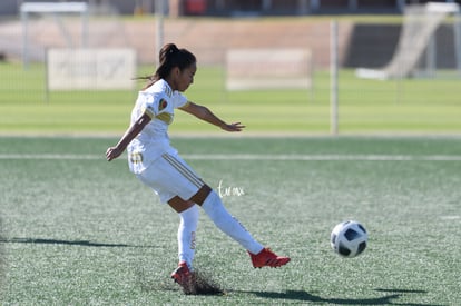 Festejo de gol de Deiry Ramírez Tigres | Santos Tigres femenil sub17