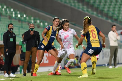 Alexxandra Ramírez, Rubí Ruvalcaba, Daniela Carrandi | Santos vs Atlético San Luis J14 A2021 Liga MX femenil