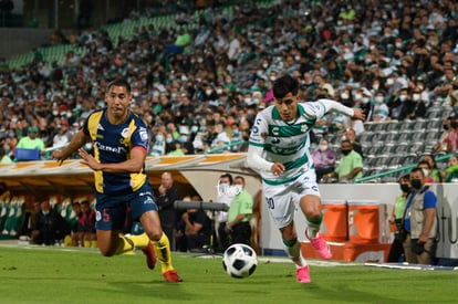 Omar Campos, Ricardo Chávez | Santos Laguna vs Atlético San Luis J17 2021 Liga MX