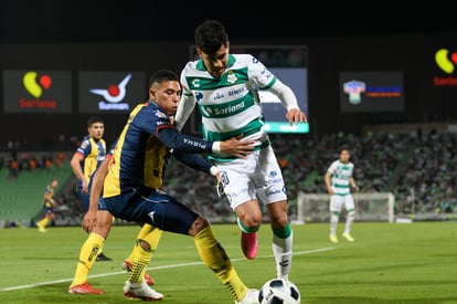 Omar Campos, Jesús Piñuelas | Santos Laguna vs Atlético San Luis J17 2021 Liga MX