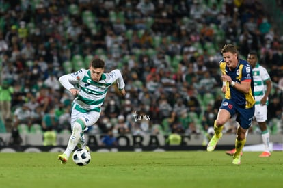 Fernando Gorriarán, Andrés Vombergar | Santos Laguna vs Atlético San Luis J17 2021 Liga MX