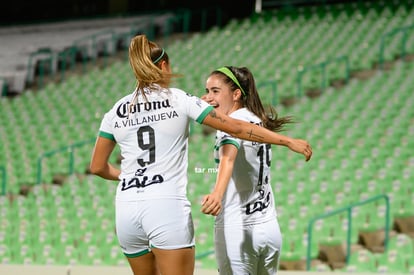 Gol de Daniela Delgado 15, Daniela Delgado, Alexia Villanuev | Santos vs Chivas J9 A2021 Liga MX femenil