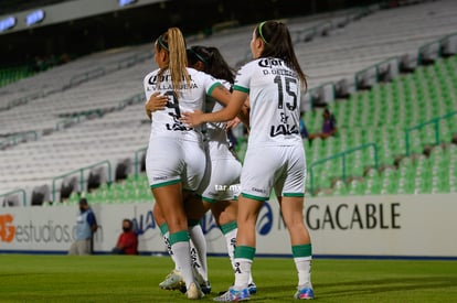 Gol de Daniela Delgado 15, Daniela Delgado, Alexia Villanuev | Santos vs Chivas J9 A2021 Liga MX femenil