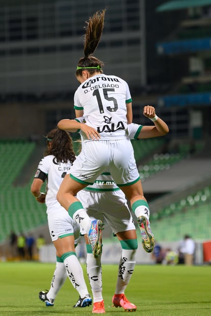 Gol de Daniela Delgado 15, Daniela Delgado, Alexxandra Ramír | Santos vs Chivas J9 A2021 Liga MX femenil