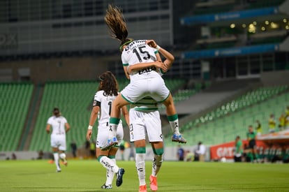 Gol de Daniela Delgado 15, Daniela Delgado, Alexxandra Ramír | Santos vs Chivas J9 A2021 Liga MX femenil