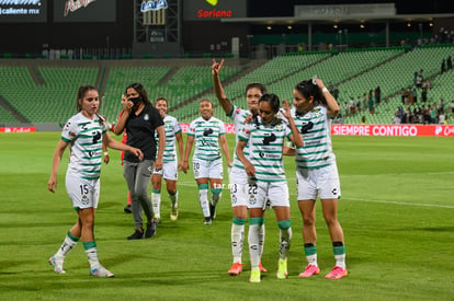 Katia Estrada, Daniela Delgado, Karyme Martínez, Lizbeth Pér | Santos vs Chivas J9 A2021 Liga MX femenil