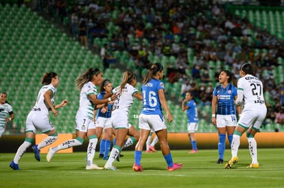 Gol de Alexia Villanueva | Santos vs Cruz Azul J7 A2021 Liga MX femenil