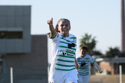 Festejo de gol, Paulina Peña, Paulina Peña | Santos vs Mazatlán J3 A2021 Liga MX