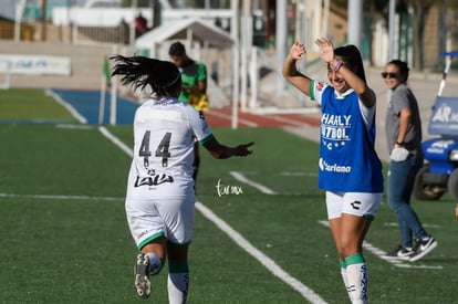 Festejo de gol, Paulina Peña | Santos vs Mazatlán J3 A2021 Liga MX