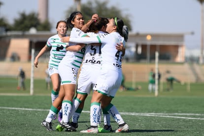 Festejo de gol de Britany Hernandez, Britany Hernández | Santos vs Necaxa J8 A2021 Liga MX