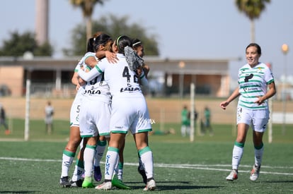 Festejo de gol de Britany Hernandez, Britany Hernández | Santos vs Necaxa J8 A2021 Liga MX