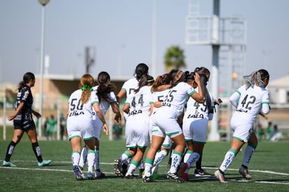 Festejo de gol de Britany Hernandez, Britany Hernández | Santos vs Necaxa J8 A2021 Liga MX