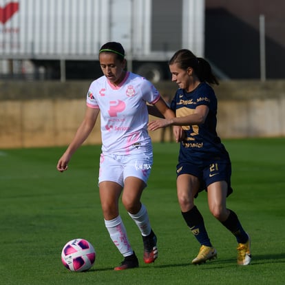 Karyme Martínez, Natalia Macías Valadez | Santos vs Pumas J13 A2021 Liga MX femenil