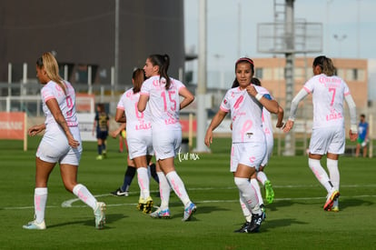 festejo de gol de Cinthya Peraza, Cinthya Peraza | Santos vs Pumas J13 A2021 Liga MX femenil