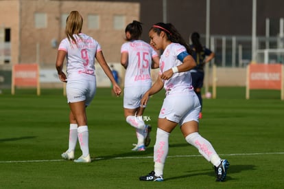 festejo de gol de Cinthya Peraza, Cinthya Peraza | Santos vs Pumas J13 A2021 Liga MX femenil