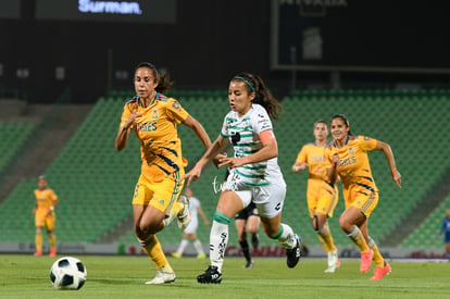 Cinthya Peraza, Bianca Sierra | Santos vs Tigres J17 A2021 Liga MX femenil