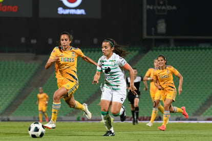 Cinthya Peraza, Bianca Sierra | Santos vs Tigres J17 A2021 Liga MX femenil