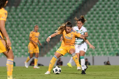 Brenda López, Lydia Rangel | Santos vs Tigres J17 A2021 Liga MX femenil