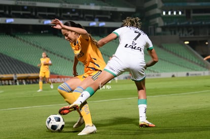 Estela Gómez, Greta Espinoza | Santos vs Tigres J17 A2021 Liga MX femenil