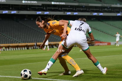 Estela Gómez, Greta Espinoza | Santos vs Tigres J17 A2021 Liga MX femenil