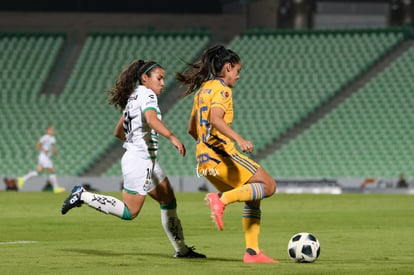 Cinthya Peraza | Santos vs Tigres J17 A2021 Liga MX femenil